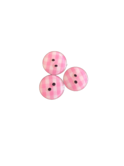 Knoop ruit roze 10mm p/4st 
