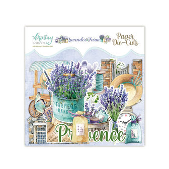 Die cuts Lavender farm p/st