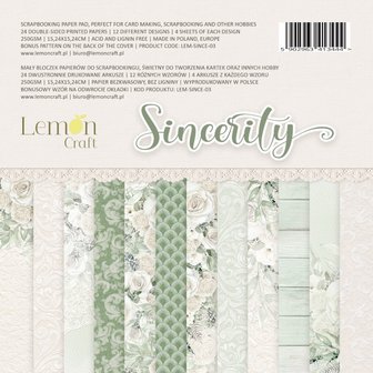 Paper pad 15x15cm Sincerity p/24vel