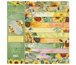 Paper pad 15x15cm The sunflower collection p/36vel