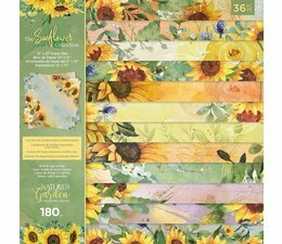 Paper pad 30.5x30.5cm The sunflower collection p/36vel