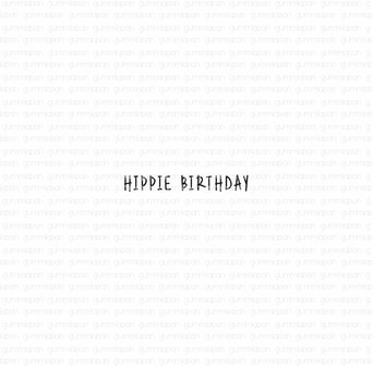 Stamp Hippie Birthday p/st