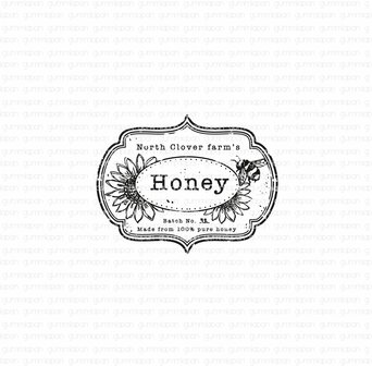 Stamp Label Honey p/st