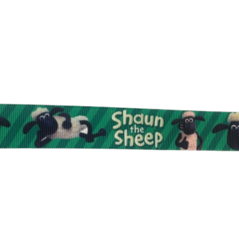Lint groen Shaun het schaap 22mm p/m