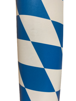 Inpakpapier harlekijn blauw 70cm p/2mtr