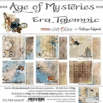 Paper pad 20.3x20.3cm Age of mysteries p/24vel