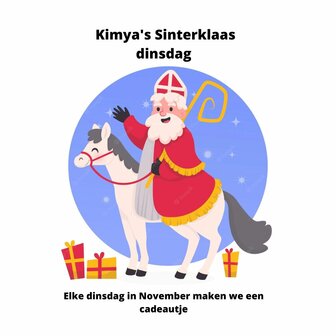 Basispakket Sinterklaas 5 cadeautjes elke dinsdag in november 2022