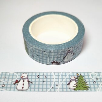 Washi tape Yuki 15mm p/st