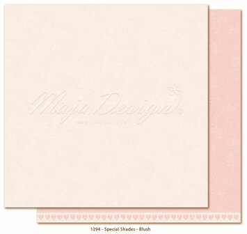 Scrappapier Special Blush 30.5x30.5cm p/vel monochromes