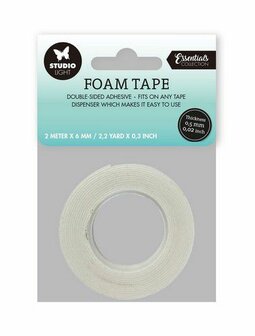 Foam tape 6mm p/2mtr