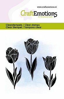 Clear stamps A7 tulpen p/st