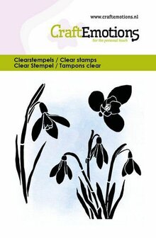 Clear stamps A7 Sneeuwvlokjes p/st