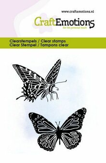 Clear stamps A7 Vlinders 2 6x7cm p/st