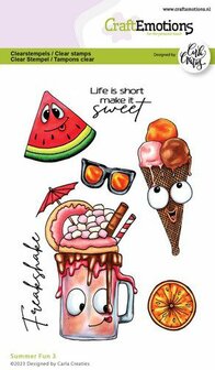Clear stamps A6 summer fun 3 freakshake p/st