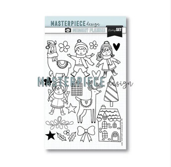 Clear stamp Merry Memories 15x20cm p/st