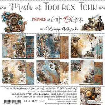 Paper pad 20.3x20.3cm Mists Of Tollbox Town p/24vel