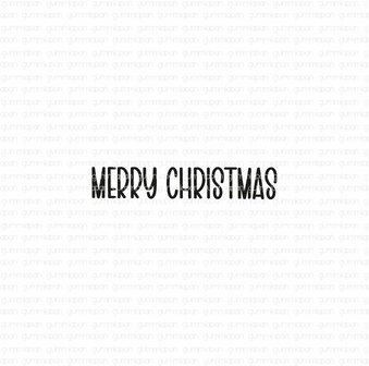 Stamp Merry Christmas 30x5mm p/st