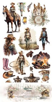Extras set Dream Catcher Wild West 15x30.5cm p/12vel