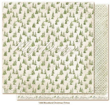 Paper pad 15x15cm Woodland Christmas p/36vel 