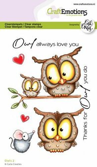 Clear stamps A6 Uil always love you p/st