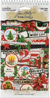 Sticker Book Christmas 12x20cm Idea-ology p/set