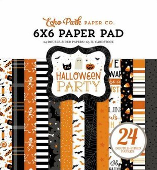 Paper pad 15x15cm Halloween Party p/24vel