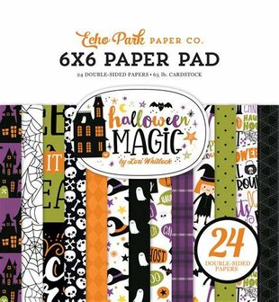 Paper pad 15x15cm Halloween Magic p/24vel