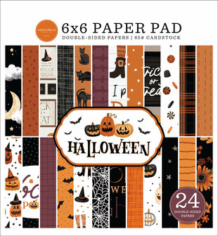 Paper pad 15x15cm Halloween p/24vel