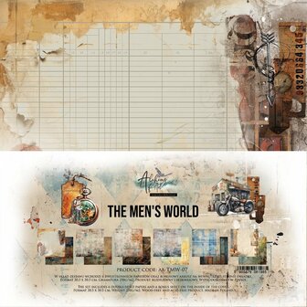 Paper pad The Men&#039;s World 30.5x30.5cm p/6vel
