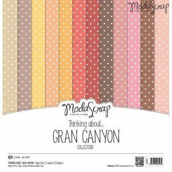 Paper pad 30.5x30.5cm Gran Canyon p/12vel