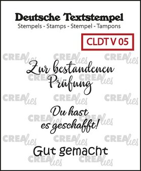  Clear stamp Deutsche Textstempel, Verschiedene 05 Tekst &amp; Zo 