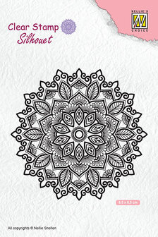 Clear stamp Mandala Silhouet p/st