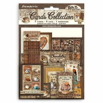 Cards collection Coffee and Chocolate p/13st