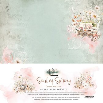 Paper pad Soul of Spring 15x15cm p/24vel