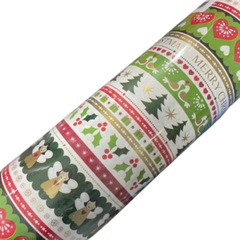 Inpakpapier Scandinavian Christmas 50cm p/5mtr