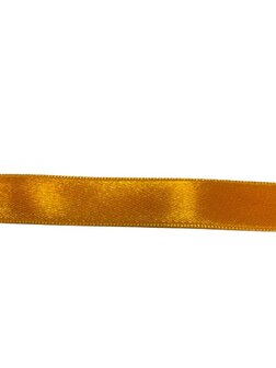 Lint oranje satijn 6.5mm p/5mtr