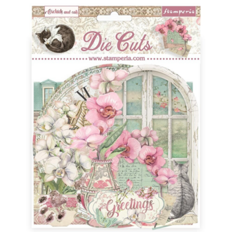 Die cuts Orchids and cats p/41st