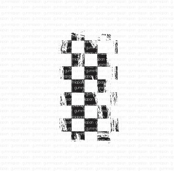 Stamp Checkered 24x46mm p/st rubber unmounted 