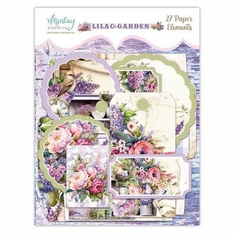 Paper elements Lilac Garden p/27st
