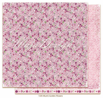 Scrappapier Mum&#039;s Garden Flowers 30.5x30.5cm p/vel 