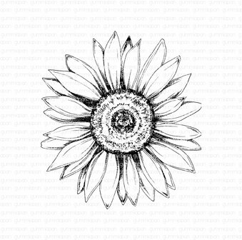Stamp Sunflower p/st rubber unmounted 