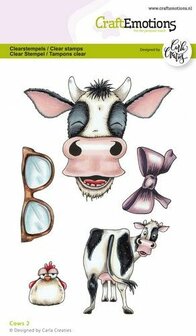 Clear stamps A6 cows 2 jongen p/st