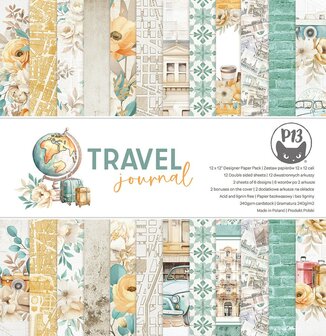 Paper pad 15x15cm Travel Journal p/24vel