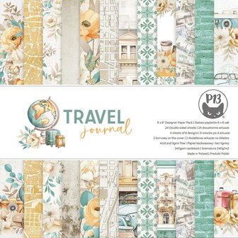Paper pad 30.5x30.5cm Travel Journal p/12vel
