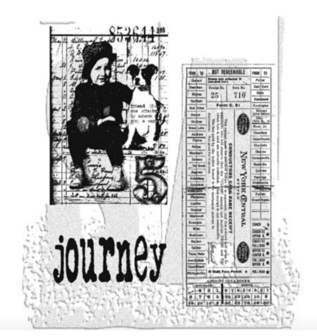 Rubber stamp Traveling Friends Tim Holtz p/st