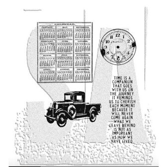 Rubber stamp Elements of Time Tim Holtz p/st