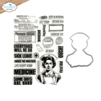 Clear stamp Florence Stamp and Die set p/st