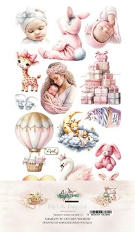 Extras set My Little Baby Girl 15x30.5cm p/7vel