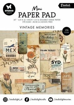 Blok Vintage Vintage memories Essentials 74x105mm p/4x6vel