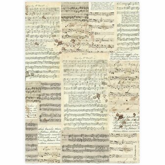 Rice Paper Muziek A4 p/vel